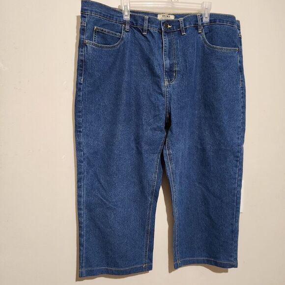 Duke Authentic Fit Jeans Shorts For Mens  Size 44XS Blue Workwear Casual - Picture 1 of 15